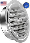 Stainless Steel Soffit Vents 6 Inch, Hg Power Round Cover With Screen Mesh,. Fixed Price $16.97.