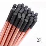 AACCPTD3812 Xtrweld Pointed Carbon Electrodes, Copper Coated, 3/8". Fixed Price $52.36.