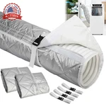 Tlswshsy 2 Set Quilting Air Conditioner Hose Cover, Ac Insulated Wrap. Fixed Price $51.41.