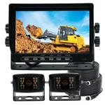 Ahd 1080P, 7" Wired Monitor Rear View Reverse Backup Night Vision Two-camera .... Fixed Price $250.35.
