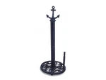 Hampton Nautical Dark Blue Anchor Paper Towel Holder 16" Vintage Cast Iron. Fixed Price $36.22.