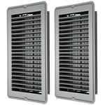 Fumete 2 Pcs 6 X 10'' Grey Floor Vent Covers Heavy Duty Register Metal. Fixed Price $42.88.