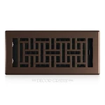 Grates Metal Oriental Decorative Air Vent Cover 4X10 Floor Register Ad. Fixed Price $28.13.