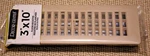Decor Grates 3X10 Floor Register Vent Cover New, Plastic, Taupe. Fixed Price $14.90.