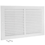 Ez-flo 14X6 Return Air Vent Cover Steel Hvac Grille White. Fixed Price $10.53.