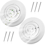 Therwen 2 Pieces 6 Inch Round Vent Cover, Ceiling Diffuser Hvac Duct. Fixed Price $40.37.