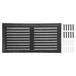 8"X16" Aluminum Gable Vent Exterior Wall Outlet Hvac Air Grille, Black. Fixed Price $36.24.
