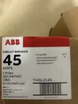 Ge Abb THQL2145 Circuit Breaker 45AMP, 120/240 V, 2-POLES. Fixed Price $11.00.