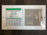 Altus Sidewall / Ceiling Register Adjustable Metal White 12" X 6" 639-8606 New. Fixed Price $23.45.