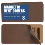 Bewave High Strength Magnetic Vent Covers For 5.5 X 12 Inch, 3 Pack, Bronze. Fixed Price $15.86.