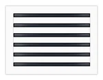 16X12 Modern Ac Vent Cover - Decorative White Air Standard Linear Slot Di. Fixed Price $119.99.