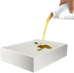 Absorbent Mat Pad, Economical Oil Pads,absorbs LIQUIDS,20" X 15",WHITE. Fixed Price $53.99.