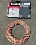 Everbilt 5/8 In. Od X 50 Ft. Soft Copper Refrigeration Coil Tubing New. Fixed Price $149.96.