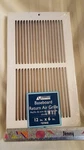 Accord 6" X 12" Baseboard Return Air Grille- 121920 White. Fixed Price $12.50.