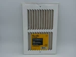 Everbilt 10 In. X 6 White Return Air Grille. Fixed Price $15.40.