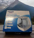 Equate Invisible Cool Mist Humidifier, Requires Filter, 1.1 Gallon Great. Fixed Price $30.49.