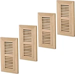 Pcs Pack White Oak Wood Floor Register, Flush Mount Vent, 4X10 Inch, With Damp. Fixed Price $112.70.