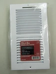 Everbilt 12 X 6 Ceiling & Wall Register Way Air Deflection White New. Fixed Price $17.99.
