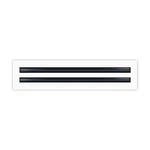 Buildmart - 18" Linear Diffuser (2 Slot) Double White Decorativ.... Fixed Price $93.53.