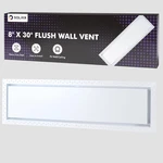 Air Cover, 8X30 Flush Wall Vents Metal Ceiling Covers Paintable Hva.... Fixed Price $108.45.