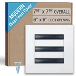 Fa-star Clean Modern Ac Vent Cover 6 X (duct Opening Cutout) Decorative W.... Fixed Price $47.45.