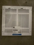 Reliabilt 10X10 In Sidewall Register Steel White 4-WAY Air Flow. Fixed Price $9.00.