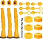 Gas Can Spout Replacement, Nozzle (3 Kits-yellow). For 1/2/5. Fixed Price $14.99.