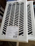 Allen + Roth Madison White Steel 12X6 Decorative Sidewall Register Rectangle. Fixed Price $17.95.