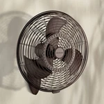 24" Kichler Pola Satin Bronze Plug-in Outdoor Wall Fan With Pull Chain. Fixed Price $729.99.