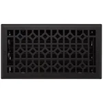 Signature Hardware - Appert Steel Wall Register 6" X 12" Black. Fixed Price $30.00.