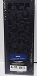 4"X12" Wonderland Design Black Iron Floor Register, Painted Metal RG3460-A. Fixed Price $19.95.