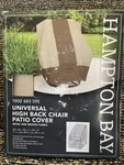 Hampton Bay Universal High Back Chair Patio Cover 1002 683 595. Fixed Price $24.99.