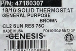 Southwire Genesis 4718 18/10C 18AWG Conductor Thermostat Cable Brown /25FT. Fixed Price $29.99.