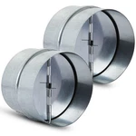 Mivide 2PACK 4 Inch Backdraft Damper Duct, One Way Airflow Ducting. Fixed Price $30.15.