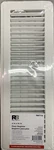 Reliabilt 4" X 14 Floor Register - Steel Construction W/adjustable Damper White. Fixed Price $23.99.