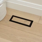 Fittes Flush Floor Vent Lite Abs Plastic Hvac Air 4"X12", Matte Black. Fixed Price $30.99.