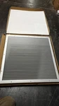 New Dayton 5NKN3 Door Louver, 26-1/4 H, 26-1/8 W, Aluminum Vent. Fixed Price $129.97.