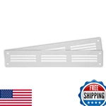 Repa Market 2-PACK 12X2 Air Vent Cover White Galvanized Steel Louvered Grill. Fixed Price $63.38.