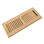 Razo White Oak Wood Floor Register, Drop Vent Cover With Damper, 6 X 14 Inch. Fixed Price $44.35.
