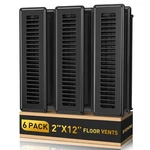 Byewire 2X12 Floor Register 6-PACK, Heavy Duty Steel Vent Covers, Adjus.... Fixed Price $55.28.