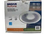 Broan-nutone Ventilation Fan 50/80 Cfm W/recessed Light 744L (ob). Fixed Price $99.95.