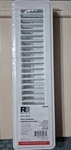 White 2" X 10" Metal Floor Air Register Reliabilt 0066997. Fixed Price $9.99.