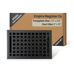 Empire Register Co, Vent Cover - 6X10 Inch, Honeycomb Design, Textured Black .... Fixed Price $52.39.