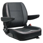 Forklift Seat Foldable Universal Adjustment Armrest Safety Belt Ticsea Down Skid. Fixed Price $259.99.