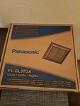 Panasonic FV-GL3TDA 13" Square Abs Designer Vent Grille White Whisper Series. Fixed Price $99.99.