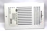 Ez-flo 61614 Three-way Sidewall/ceiling Register, 10 Inch X Opening, Whit. Fixed Price $13.50.