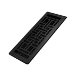 Decor Grates AJH412BLK Oriental Floor Register, 4X12 Inches, Textured Black. Fixed Price $30.57.