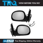 Trq Chrome & Black Power Side Mirrors Lh Rh Set Ford Pickup. Fixed Price $114.95.