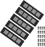 8" X 2" Aluminum Ventilation Louvered Covers W/mounting Screws For CABINET-5 Pcs. Fixed Price $24.99.