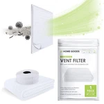Vent - 20"X118" Makes 50 W/ 197" Installation Tape,electrostatic Media For .... Fixed Price $27.83.
